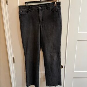 Gloria Vanderbilt Dark Gray Straight Leg Jeans
